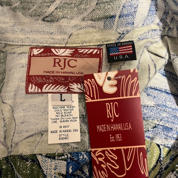 Rjc palm leaf Hawaii Shirt - Picture 2 of 5
